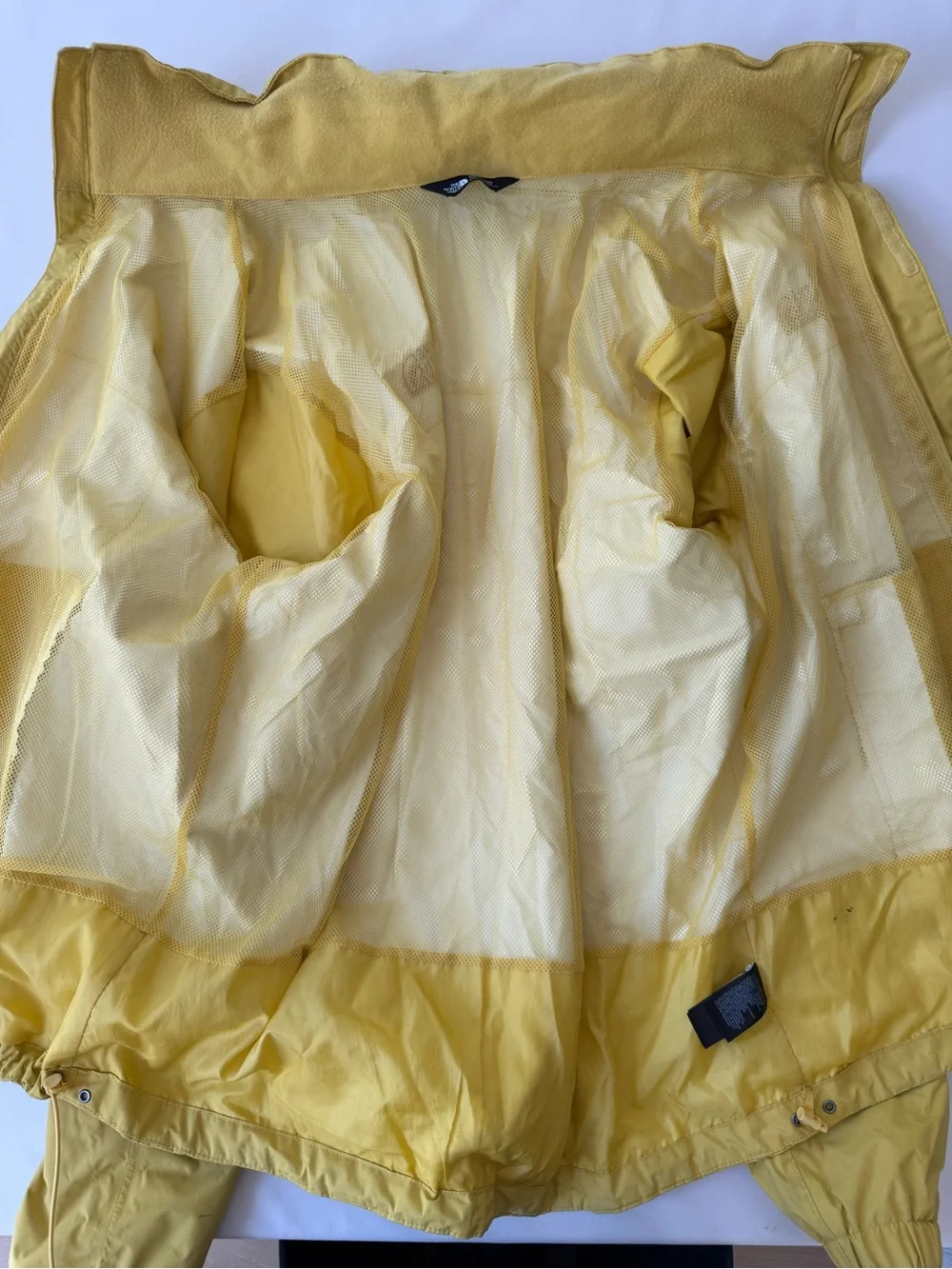 The North Face Men's Mustard Yellow Windbreaker Jacket